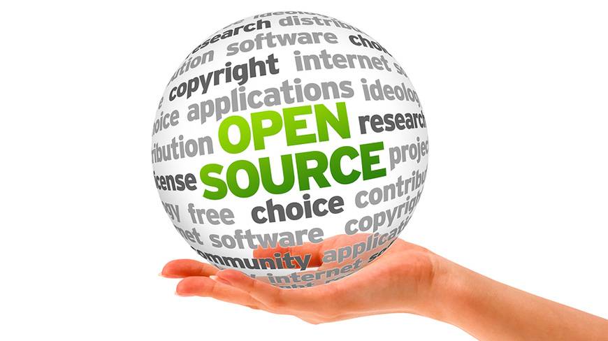 open source globe on hand