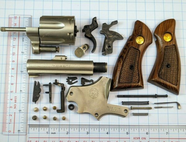 Taurus Mod 82 Satin Nickel 38 Spcl Vintage Revolver Parts - Rare - Hard to find